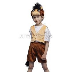 Костюм для мальчика "Лошадь Макс" (жилет, шорты, маска) размер 110-56