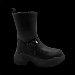 Сапоги на меху 86153-764 черные