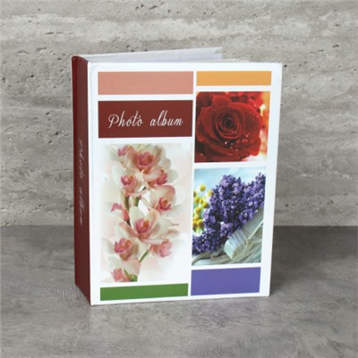 Фотоальбом 200 фото 10х15 Цветы / 8211 /уп 48/