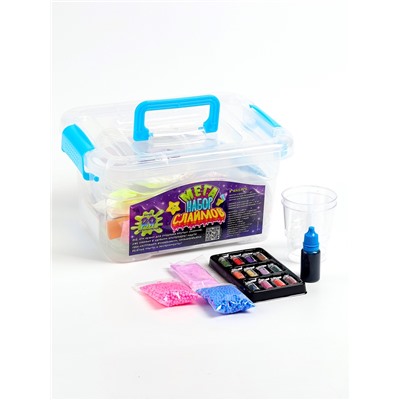 Слайм своими руками «Мега набор. Сделай слайм», 50+ предметов