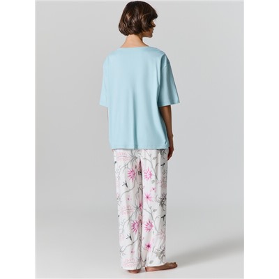 КОМПЛЕКТ ЖЕНСКИЙ (ФУТБОЛКА, БРИДЖИ) 592541