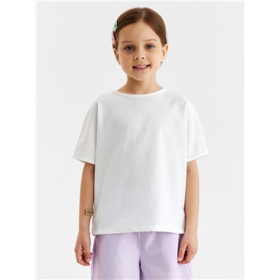 Футболка детская MINAKU, цвет молочный, рост 140 см