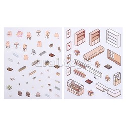 Набор наклеек "Кафе для капибар"