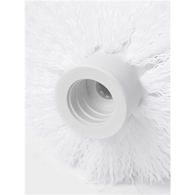 Насадка для ёршика, диаметр резьбы внутри 1.9 см, диаметр снаружи 2.8 см, 8×9 см, полипропилен