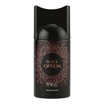 Дезодорант-спрей Prive BLACK OPTION женский, 250 мл