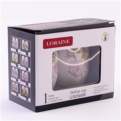 60261 Набор для специй 3пр Розовый сад доломит LR (х72)