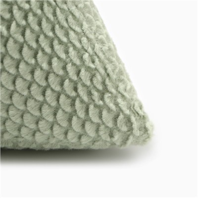 Подушка декоративная «Этель. Треугольник», d=40 см, зелёная