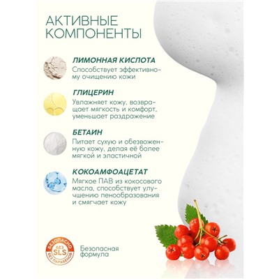 Пена для ванны, витаминный спа-уход, аромат рябины, 400 мл, Рябина