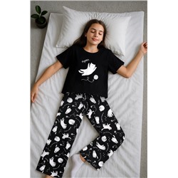 Хлопковая пижама для девочки Happyfox