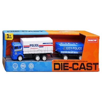 Машина "Полиция города" металл, в коробке