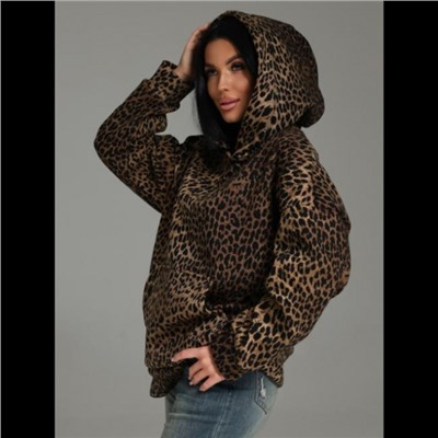 Худи женское Альфа (Леопард)