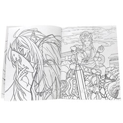 Раскраска аниме. Анимешная раскраска