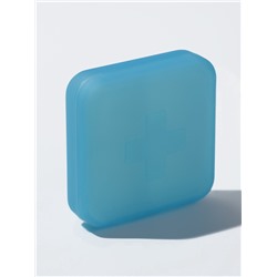 Таблетница, 4 секции, 6×6×2 см, съёмные секции, МИКС