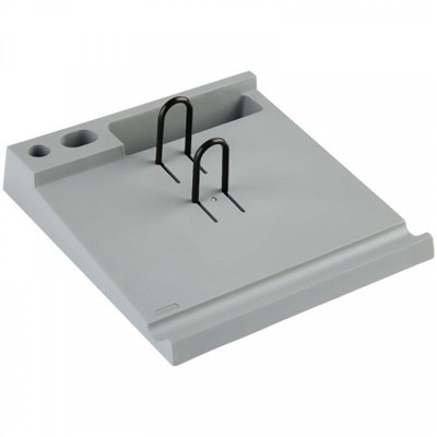 Подставка настольная для перекидного календаря серая ПК06 Стамм