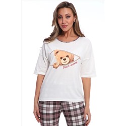 Пижама с брюками Арт. 518 с удлиненной футболкой НАТАЛИ, 1092535