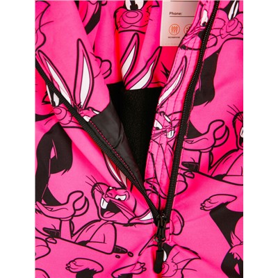 Комплект текстильный с полиуретановым покрытием для девочек: куртка, полукомбинезон