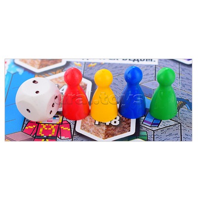 Большая настольная игра. В стиле Minecraft. Приключения в Нижнем мире