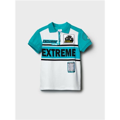 Джемпер трикотажный с воротником поло для мальчиков