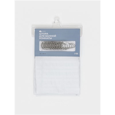 Штора для ванной SAVANNA «Харлоу», 180×180 см, полиэстер
