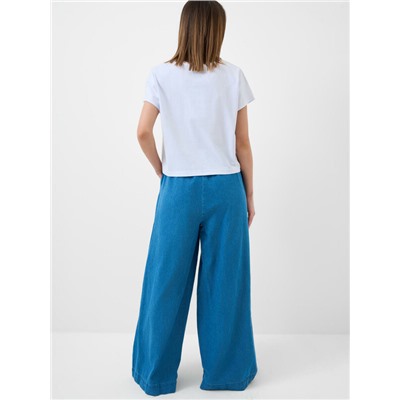 Брюки текстильные джинсовые для женщин