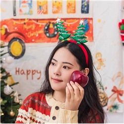 Ободок новогодний карнавальный "Ёлочки"