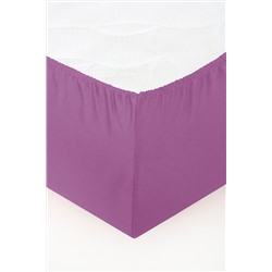 Простыня трикотажная на резинке - Сирень