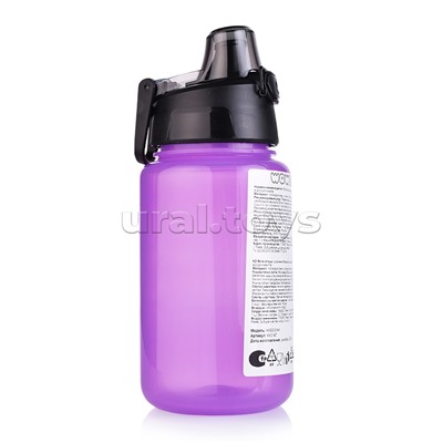 Бутылка с автоматической крышкой  500 мл, (цвета в ассортименте)