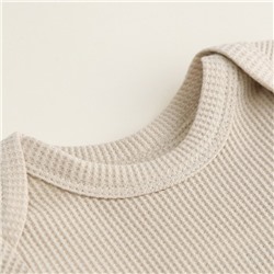 Набор боди 2 шт. SL HOME, рост 80-86 см, бежевый, оливковый