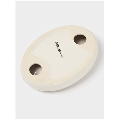 Набор аксессуаров для ванной комнаты SAVANNA «Гроза», 4 предмета (мыльница, дозатор для мыла 400 мл, 2 стакана), цвет белый