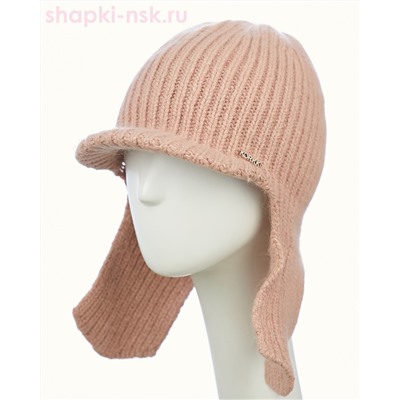 11923 1A F KHW Корби Ушанка женская флис (56-58)