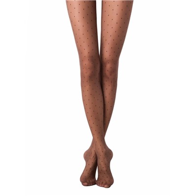 Фантазийные CONTE DOTS Колготки женские в горошек