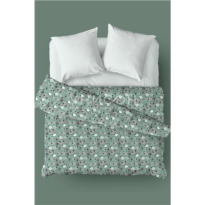 КПБ поплин Унисон (70х70) рис. 27067-1/27032-6 Mary's Sheep