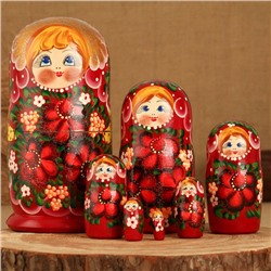 Матрёшка 7-ми кукольная «Лара», 23-25 см, ручная роспись, дерево
