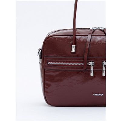 Сумка 51166SL wine red Velina Fabbiana-Safenta