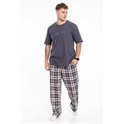 Пижама футболка и брюки М125117Псб
