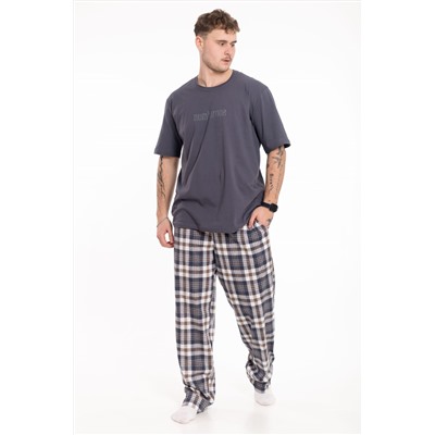 Пижама футболка и брюки М125117Псб