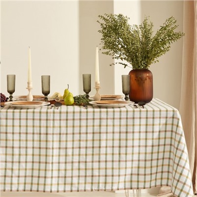 Скатерть «Этель» Harmony, 110×150 см, 100% хлопок, рогожка 186 г/м²