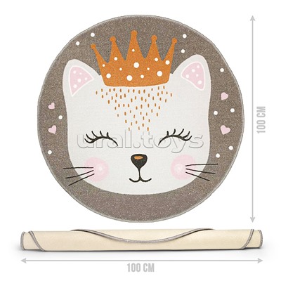 Ковер "Принцесса" дет. 1х1 круглый