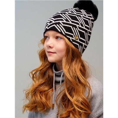 Шапка трикотажная для девочек