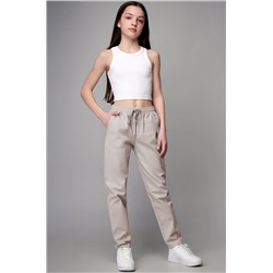 Льняные брюки для девочки Happyfox