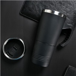 Термокружка 2 в 1 «Крутой мужик», 600 мл, сохраняет тепло 2 ч