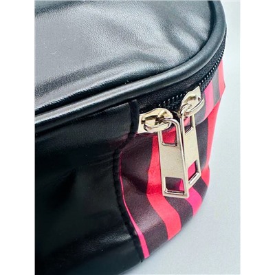 Sunflower Косметичка-чемоданчик 2112 ZP, черно-розовый 23547