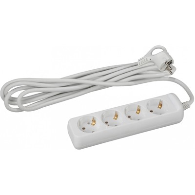 Удлинит.ПВС с зазем.5м 4 РОЗЕТКИ !!