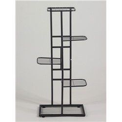 Подставка для цветов Greengo, 5 полок, 44×22×95 см, напольная, металл, тёмно-серая