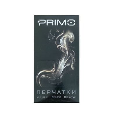 Перчатки виниловые прозрачные Primo Achromos Vinyl, размер  XL, 100 шт. (50 пар)