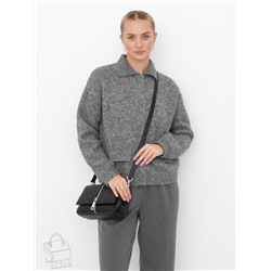 Сумка женская кожаная 1143TH black Polina&Eiterou