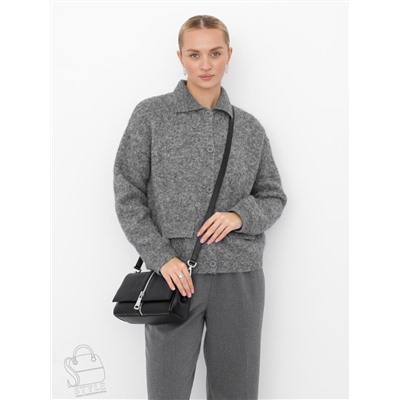 Сумка женская кожаная 1143TH black Polina&Eiterou