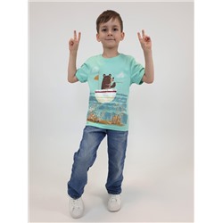 3-70-3. (Фуфайка для мальчика, Лунева )