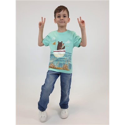 3-70-3. (Фуфайка для мальчика, Лунева )