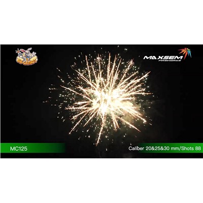 Фейерверк MC125 Afterparty (0,8", 1", 1,2" х 88)
